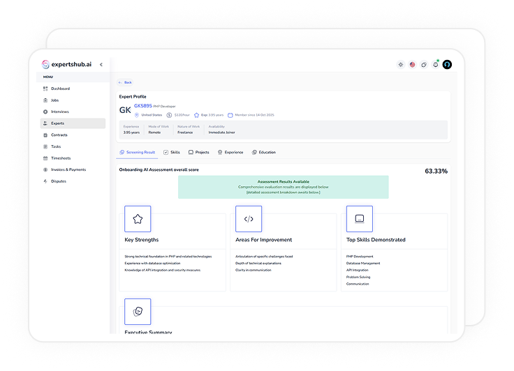 Vetted AI Professionals