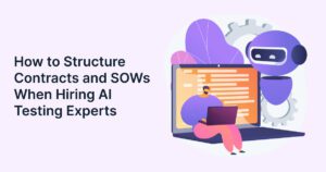 How to Structure Contracts and SOWs When Hiring AI Testing Experts